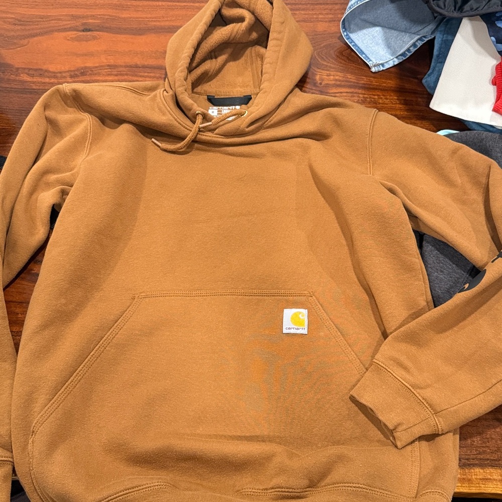 Carhartt Tan Pullover Hoodie